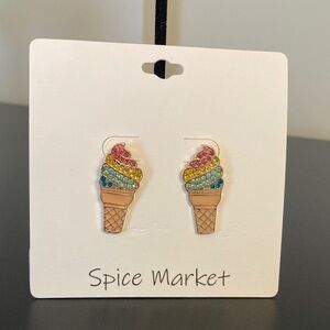 Ice Cream Cone Earrings